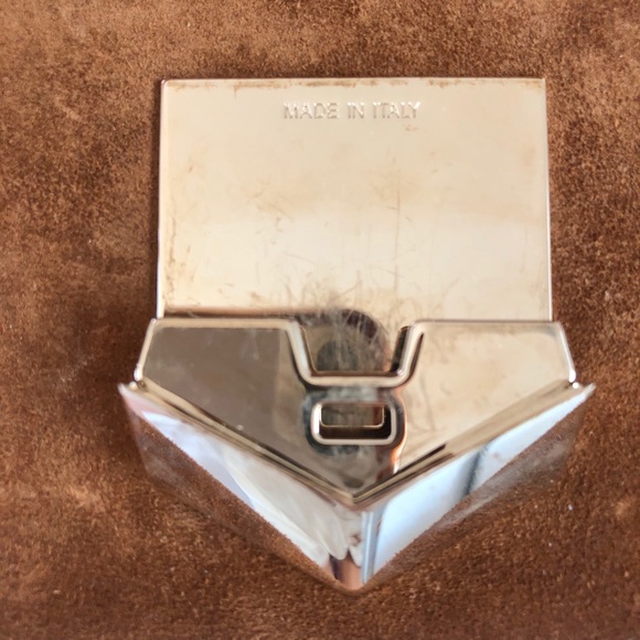 Jimmy Choo petite lockett crossbody bag brownsuede - Picture 7 of 8